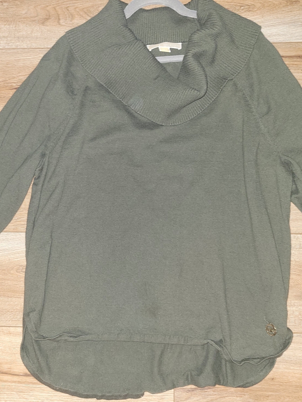 Michael Kors Olive Green Cowl Neck Sweater